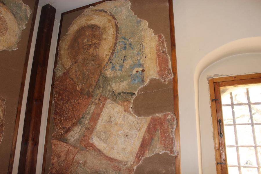 Фреска с изображением Иоанна Богослова