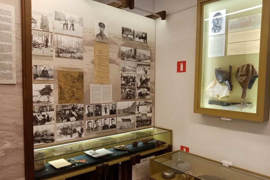 Второй зал музейной экспозиции. Разделы, посвященные  Великой Отечественной войне